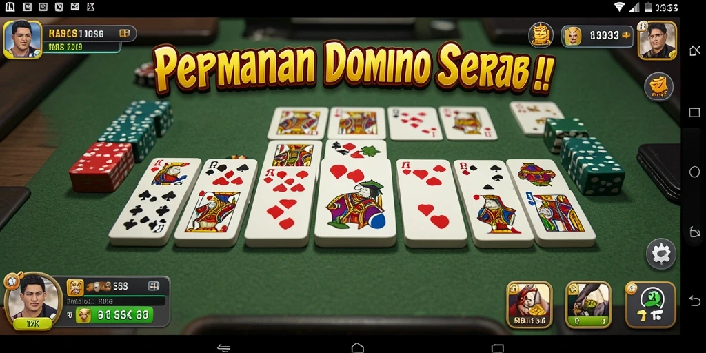 Tangkapan layar utama 5ZK menampilkan gameplay Domino yang menarik.