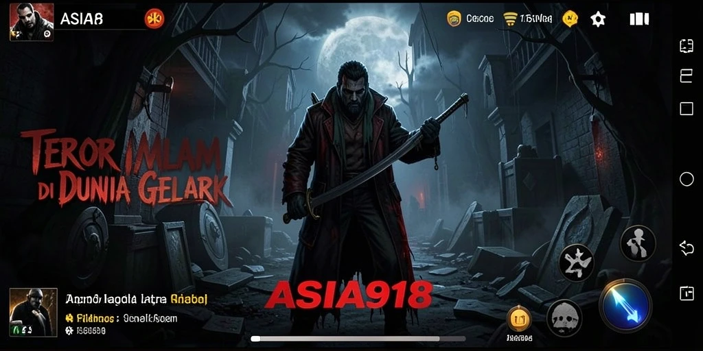 Gameplay menegangkan dengan suasana gelap dan menakutkan.