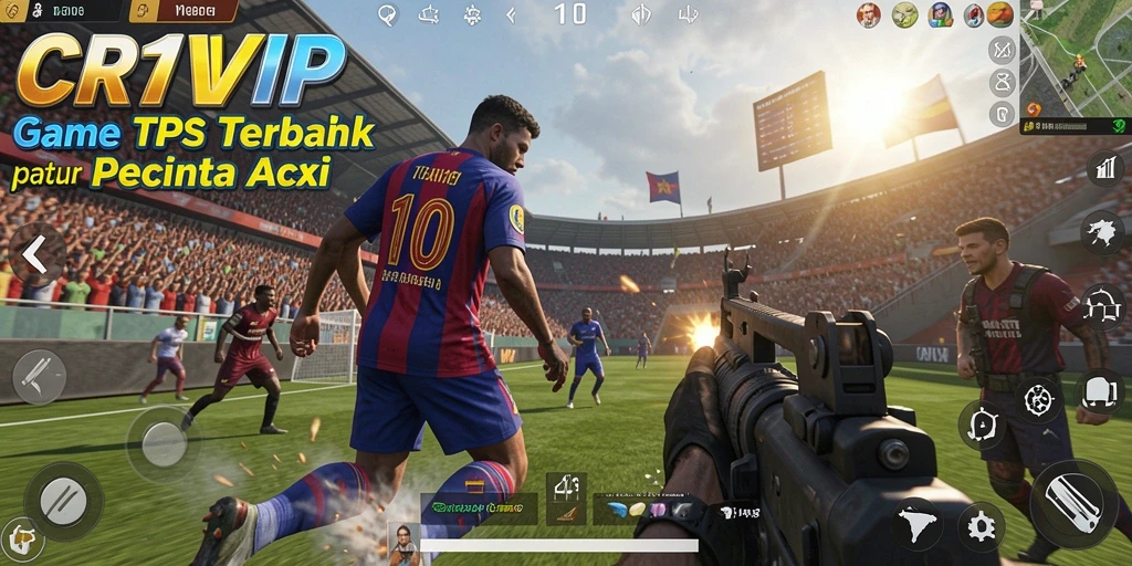 Tangkapan layar dari gameplay seru CR7VIP dengan aksi mendebarkan.