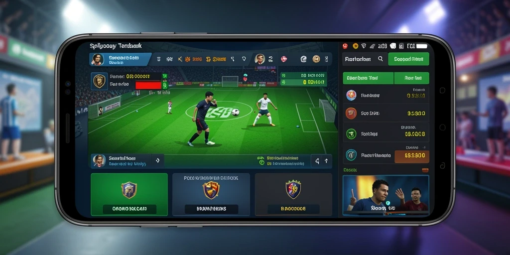 Tampilan menarik dari gameplay Sportsbook di F08.