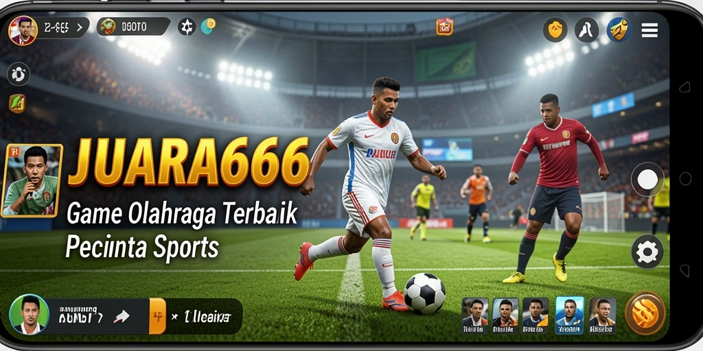 Screenshot JUARA666 menampilkan aksi seru dalam pertandingan olahraga.