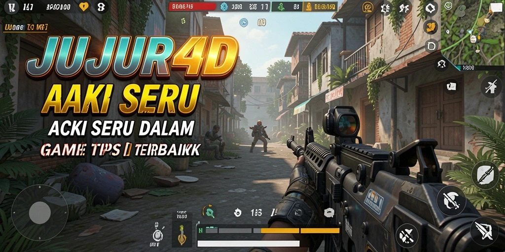 Gameplay JUJUR4D yang seru dan menegangkan saat beraksi di medan tempur.