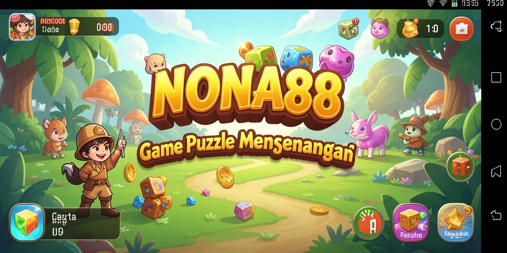 Screenshot gameplay NONA88 menampilkan tantangan puzzle yang seru dan mendebarkan.