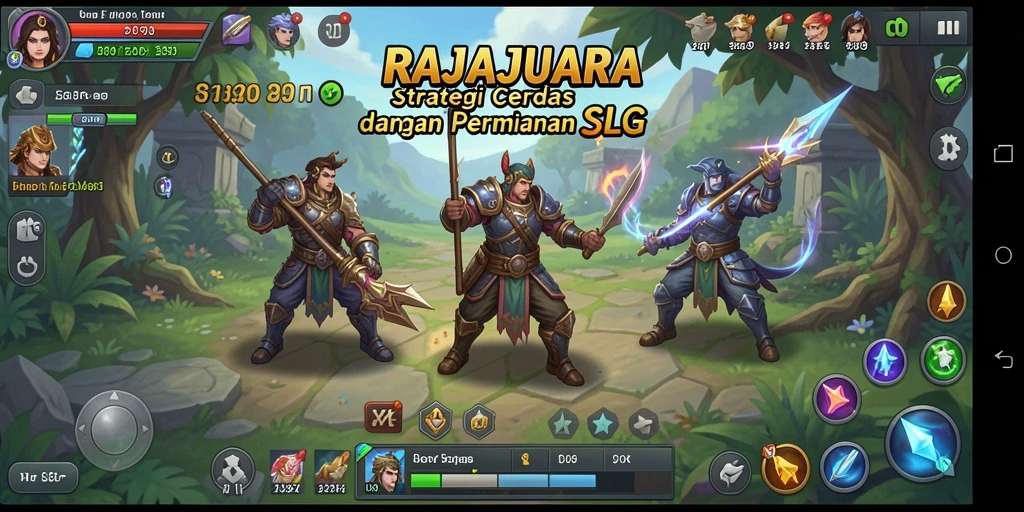 Gameplay RAJAJUARA yang seru dan strategis.