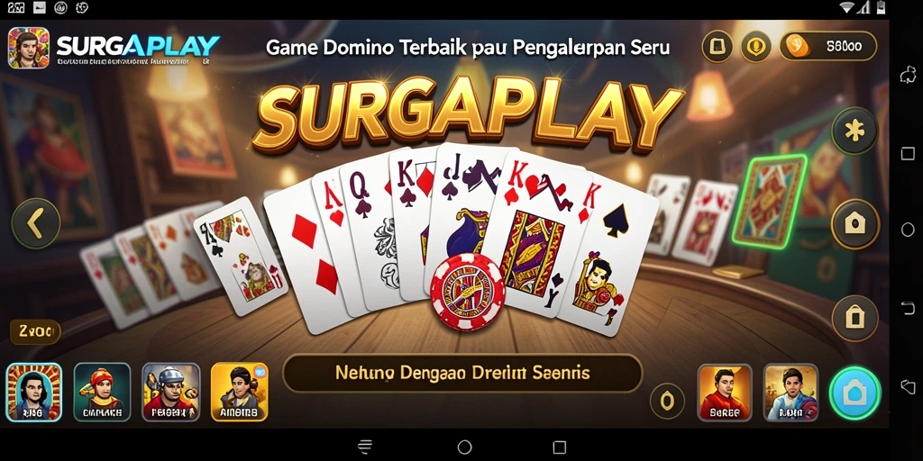 Tampilan menarik gameplay Domino di SURGAPLAY.