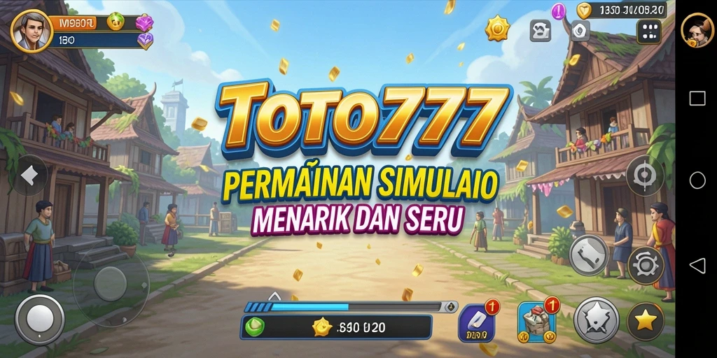 Tampilan gameplay menarik dari TOTO777 dengan lingkungan simulasi yang realistis.
